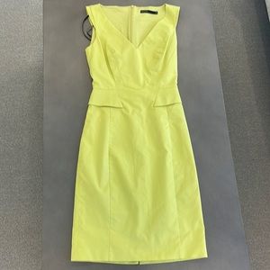 Karen Millen Neon Yellow Pencil Dress